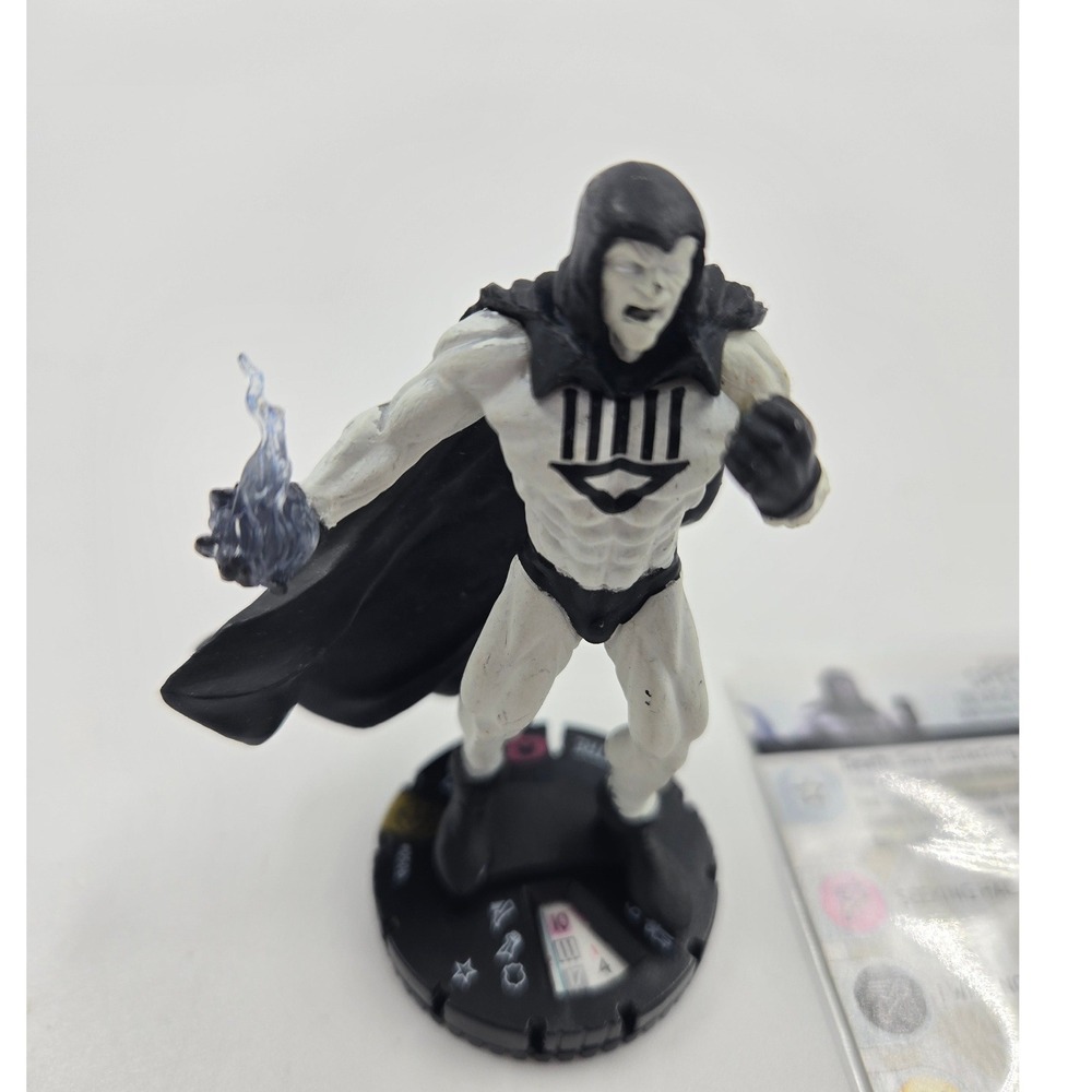 Heroclix War of Light set Spectre (Black Lantern) #050b Super Rare figure w/card
